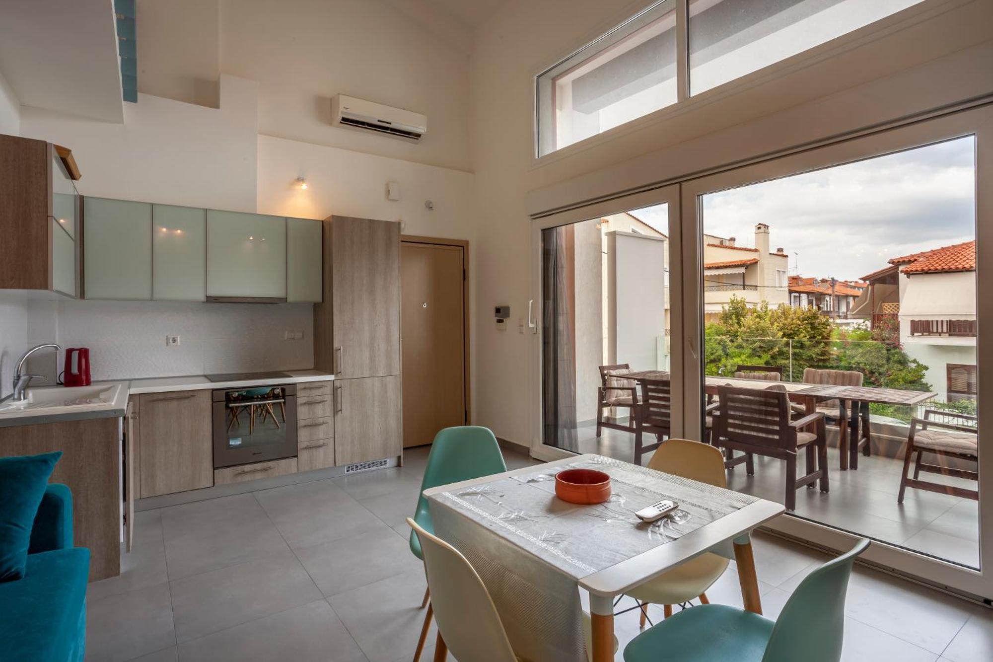 Aleksia Seaside Deluxe Apartment Pefkohóri Kültér fotó