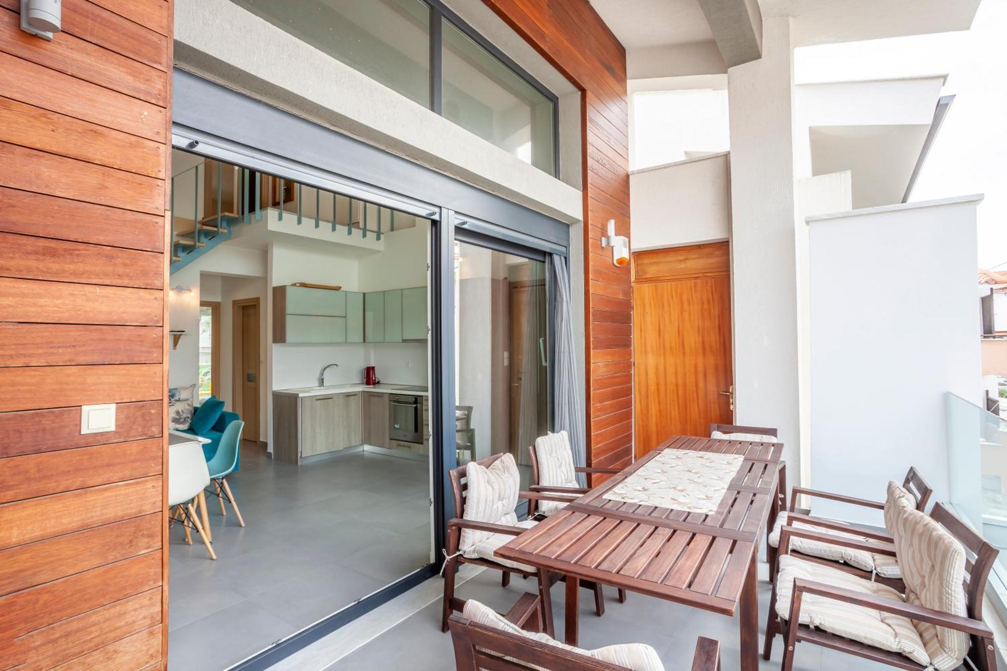 Aleksia Seaside Deluxe Apartment Pefkohóri Kültér fotó