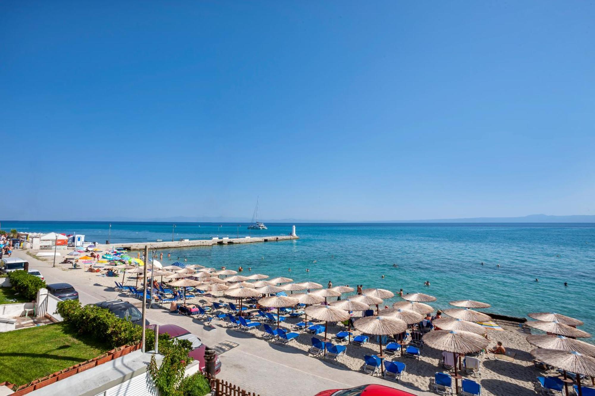 Aleksia Seaside Deluxe Apartment Pefkohóri Kültér fotó